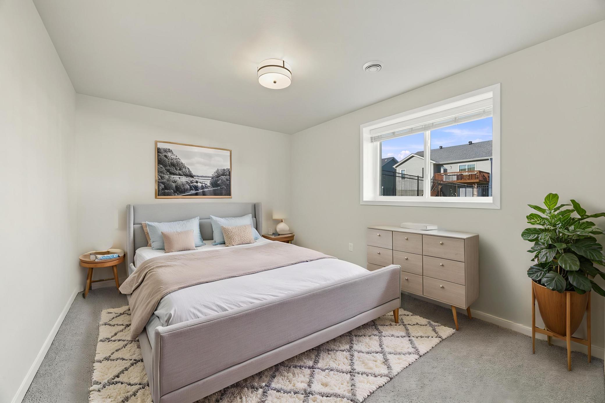 Virtually Staged Bedroom 4