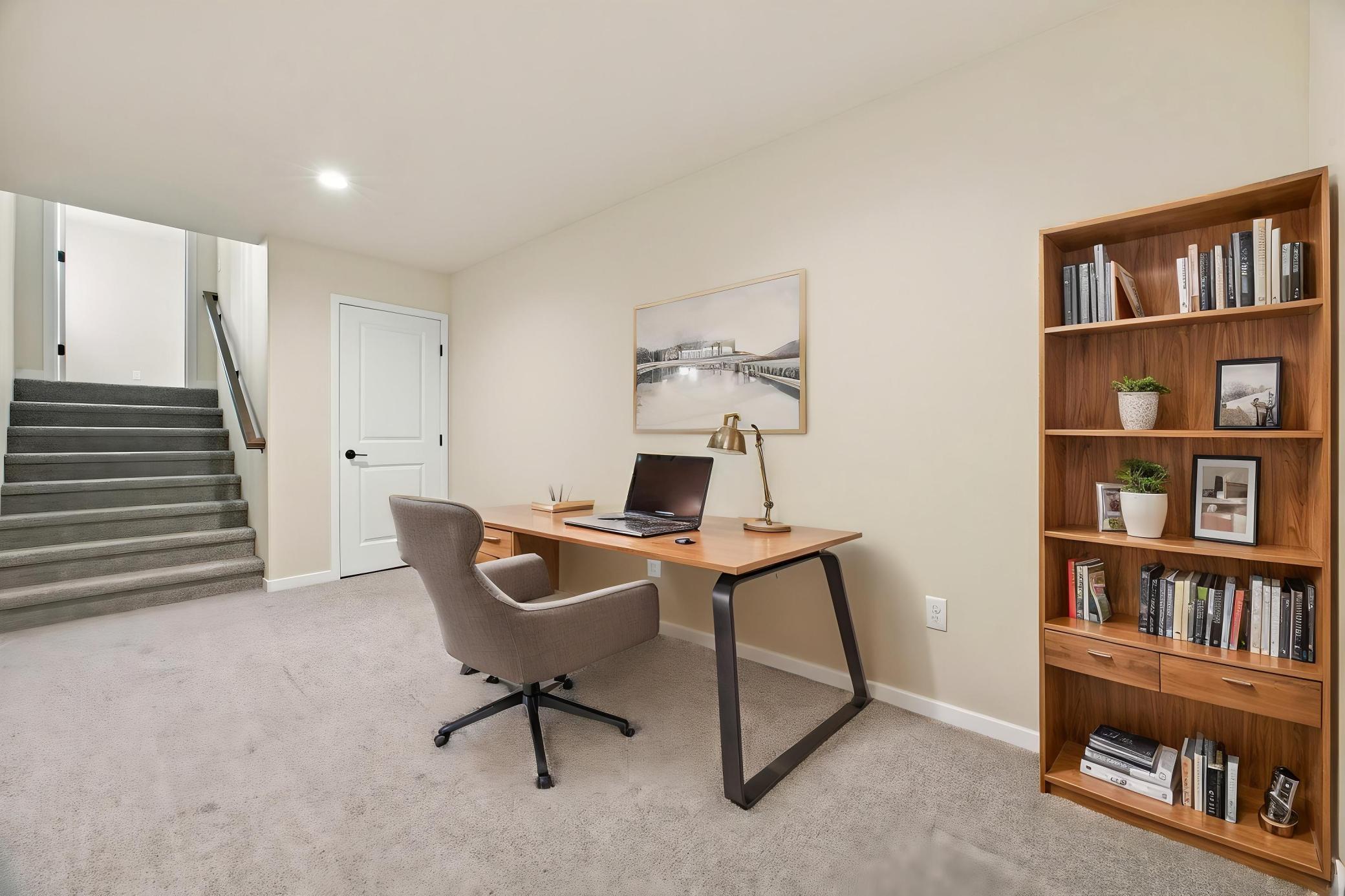 Virtually Staged 4th Level Flex Room