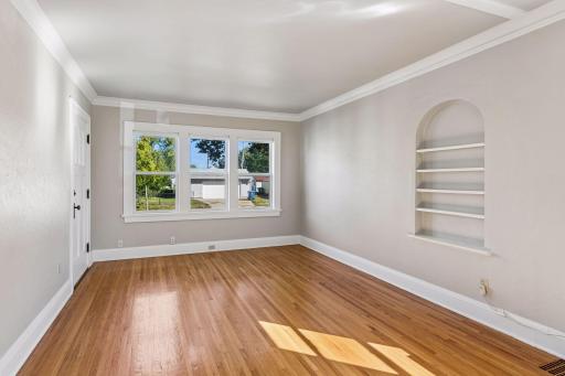 Lots of natural light in the living room