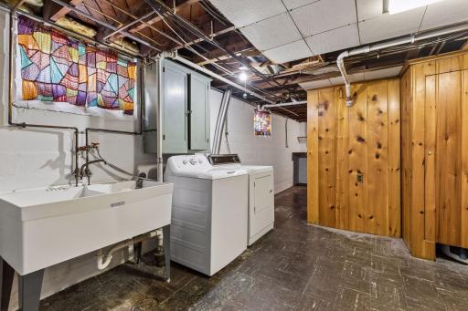 Head down to the lower level to discover a rec room, laundry, and storage space