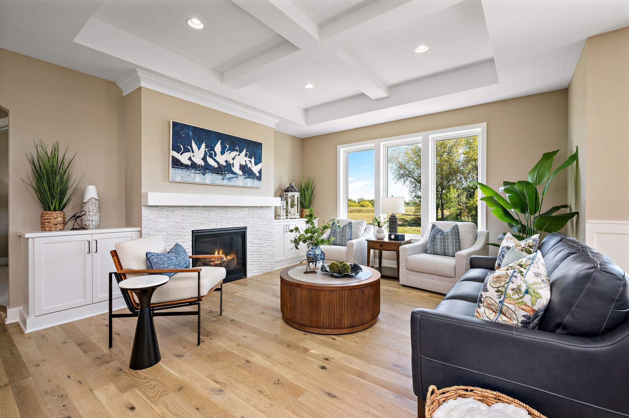 Great room- Spacious and open for entertaining.