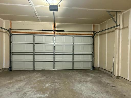Large two car garage