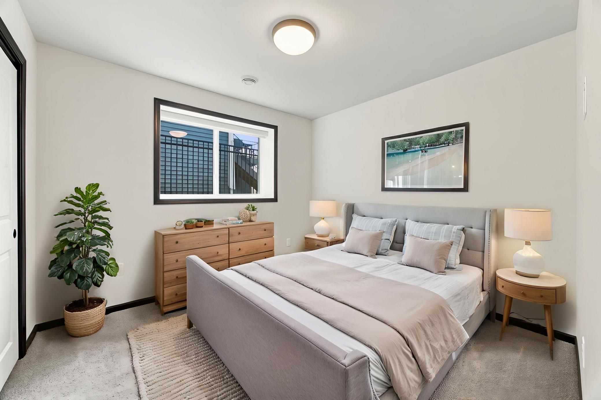 Virtually Staged Bedroom 3