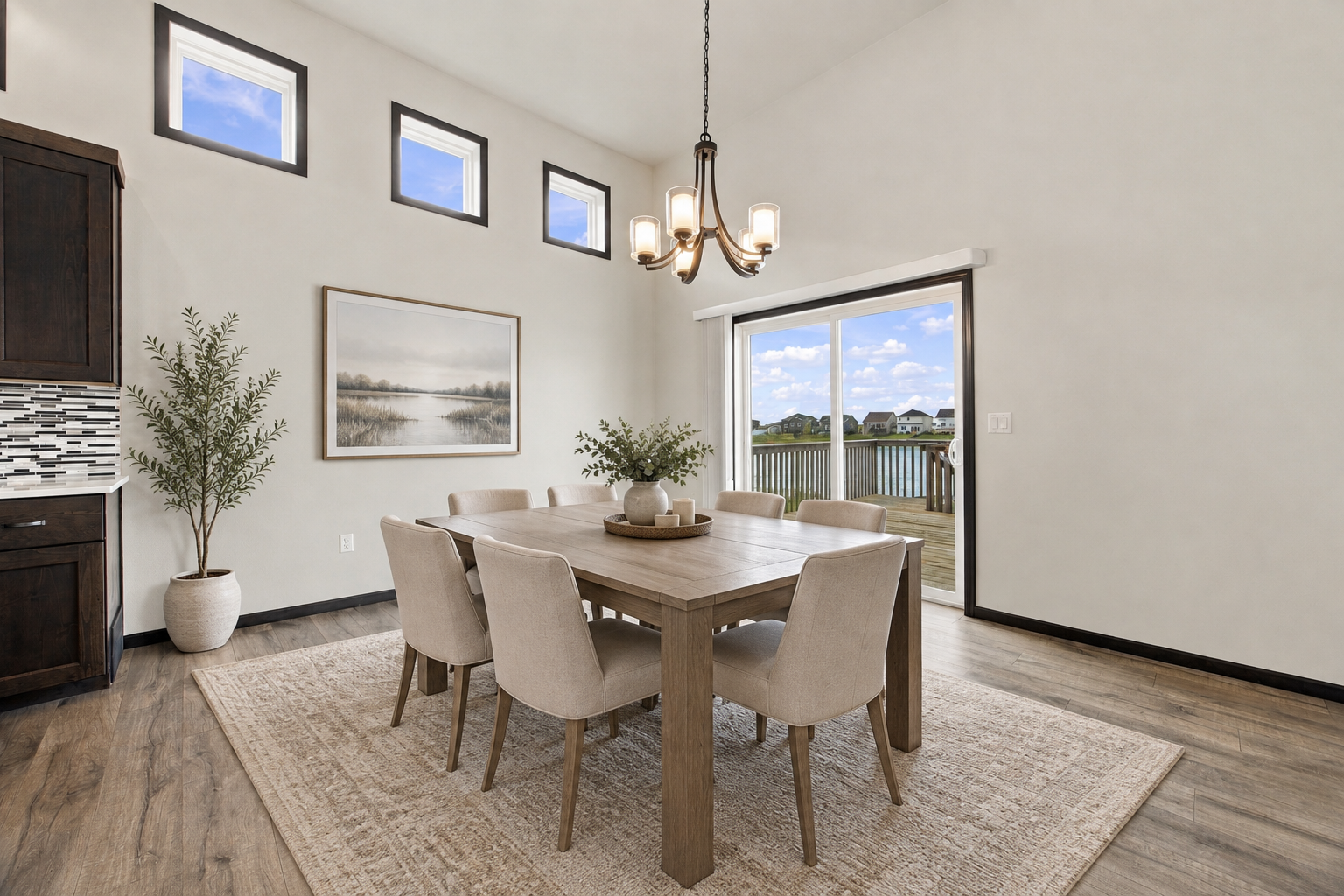 Virtually Staged Dining
