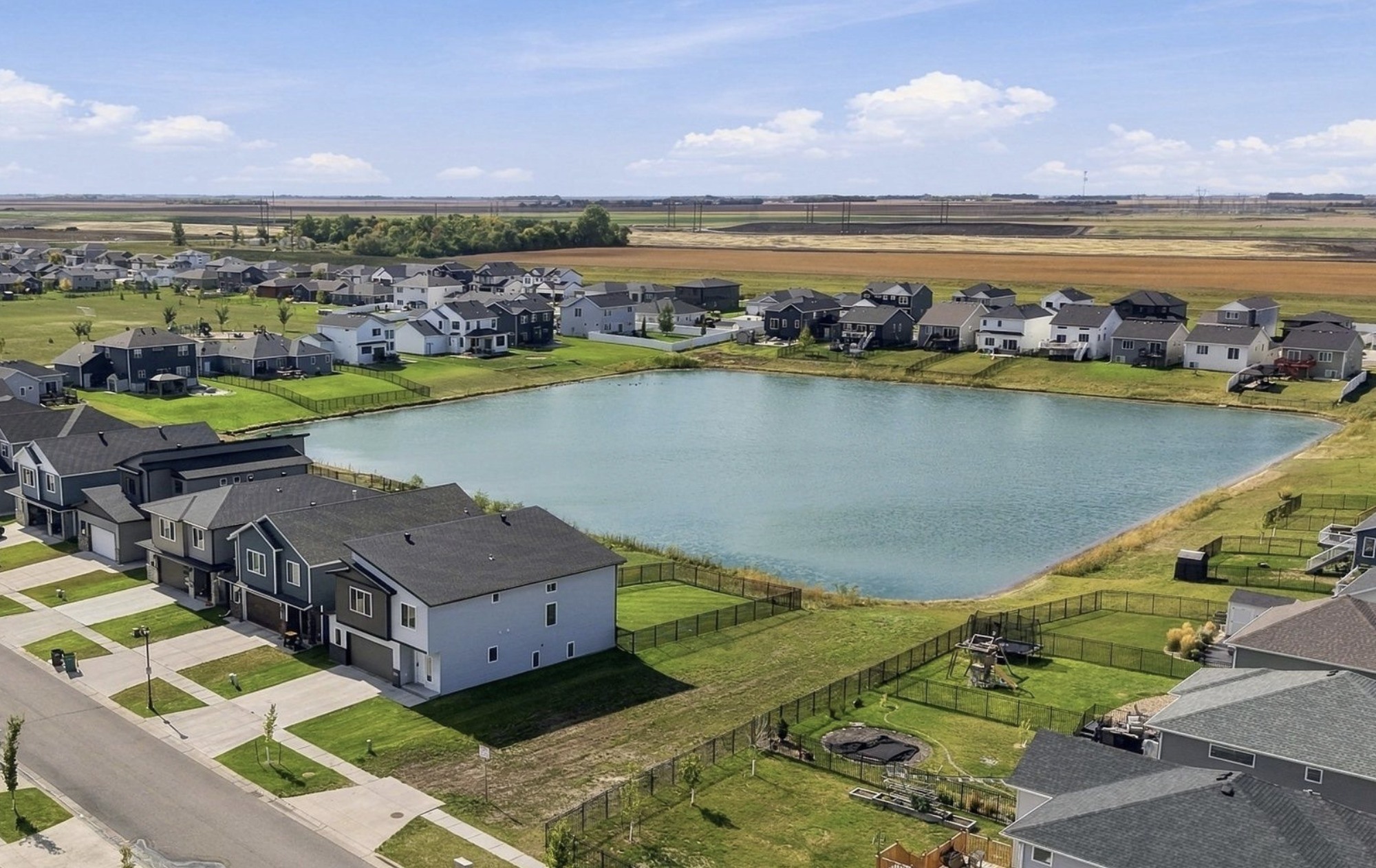 Aerial Pond View