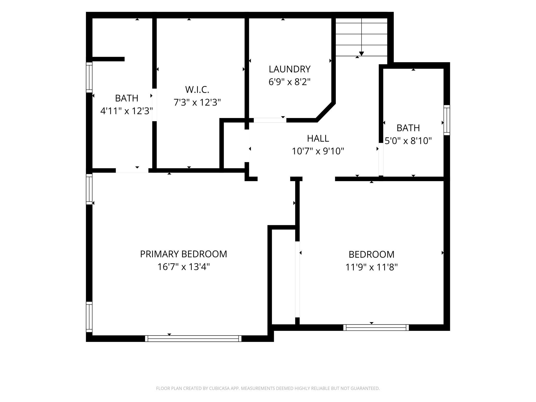 Upper Level Floor Plan