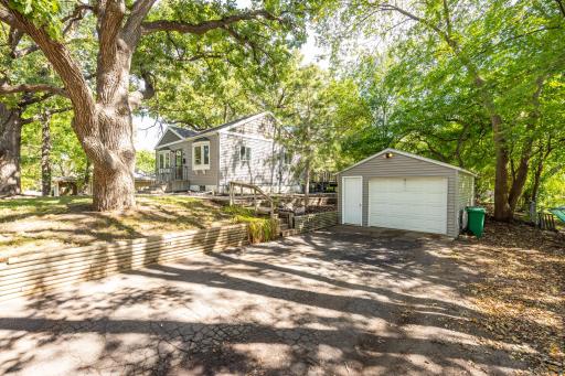 Oversized one car garage, with plenty of driveway parking as well