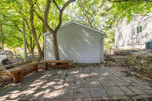 Immerse yourself in nature on this quaint patio