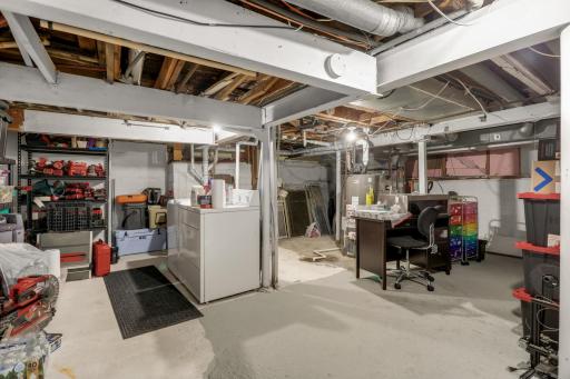 Basement + Laundry area