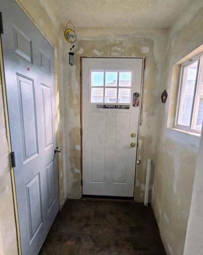 Addition of SE porch-sheetrocked5x5