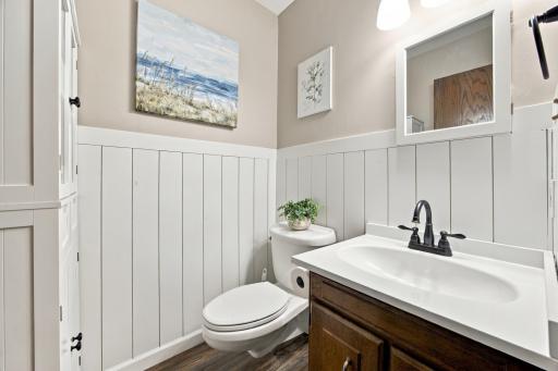 Remodeled 1/2 bath on main