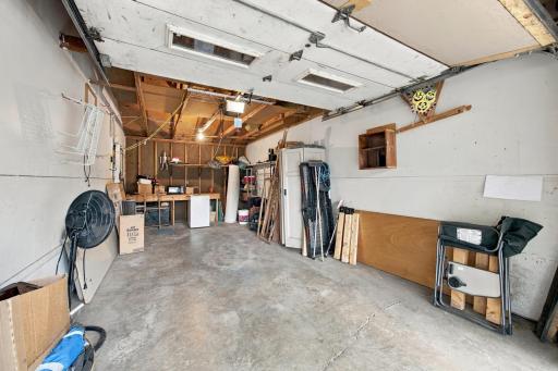Large 2 stall garage