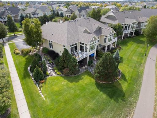 Abundance of yard space with privacy and easy access to walking paths