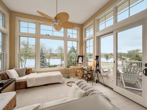 Best view in the house overlooking the lake!