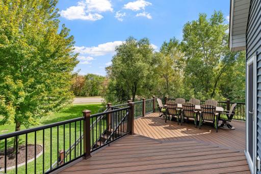 The Trex Transcend deck is ready for grilling, dining, and soaking up those beautiful Minnesota summer days.