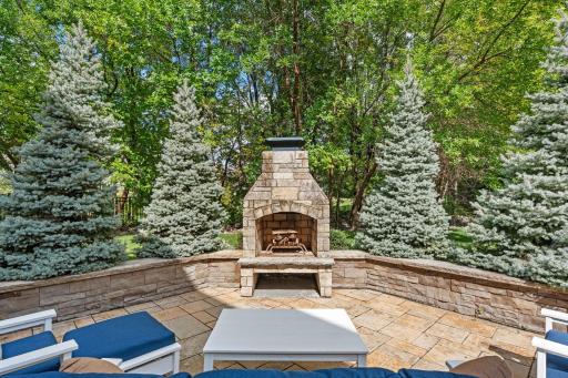 Gather around the fire with family and friends and enjoy this outdoor space well into the fall.