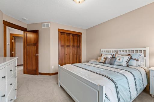 All three bedrooms are conveniently located together on the upper level, offering a functional layout for everyday living.