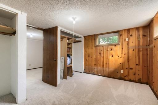 Another view of the office/flex room attached to a nice storage room as well.