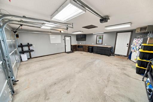 Finished 2 Car Garage