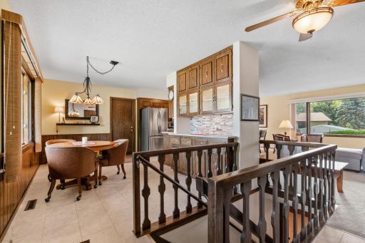 This spacious entry area and wide open main level floor plan greets you the moment you step foot inside.