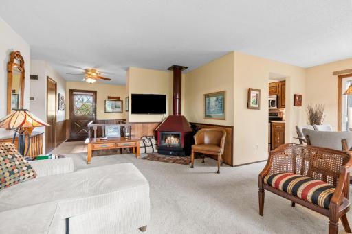 Grab a chair and cozy up with a good book on a cold winter night. A wood burning fireplace has become a rare find in today's real estate landscape.