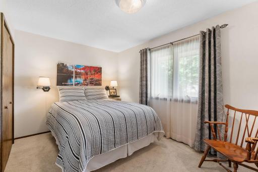 The second of THREE bedrooms on the main level.