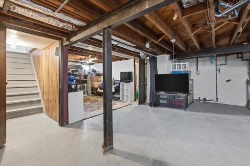 The lower-level offers has potential to finish off and add additional finished square footage. Otherwise, it offers an abundance of great storage space.