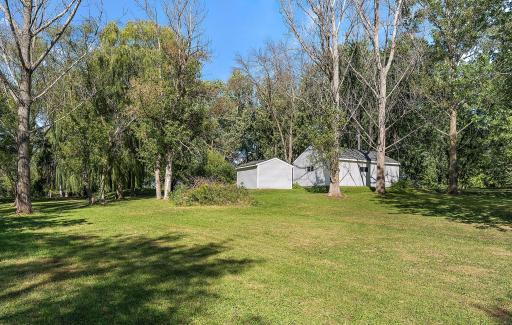 Backyard Behind Garage & Shed