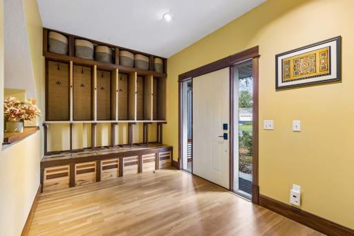 Welcome inside! Beautiful custom woodwork, thoughtful architectural details, and quality craftsmanship immediately set the tone for this exceptional home.