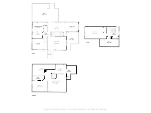 Complete Floor Plan Showing All Levels & Home Layout