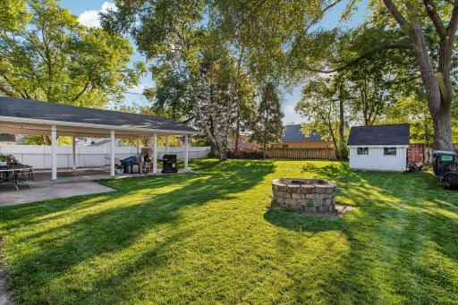 Impressive sized lot with convenience of storage shed in yard