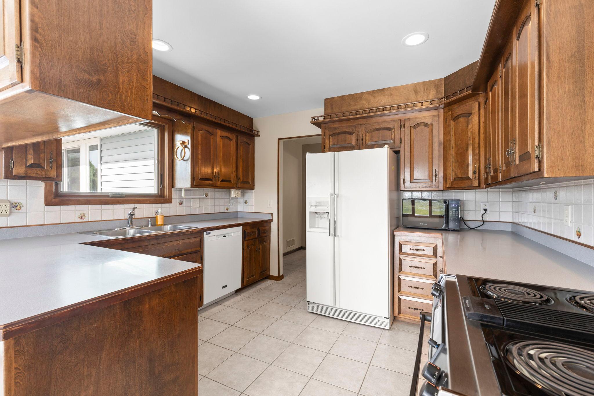 Inside the kitchen