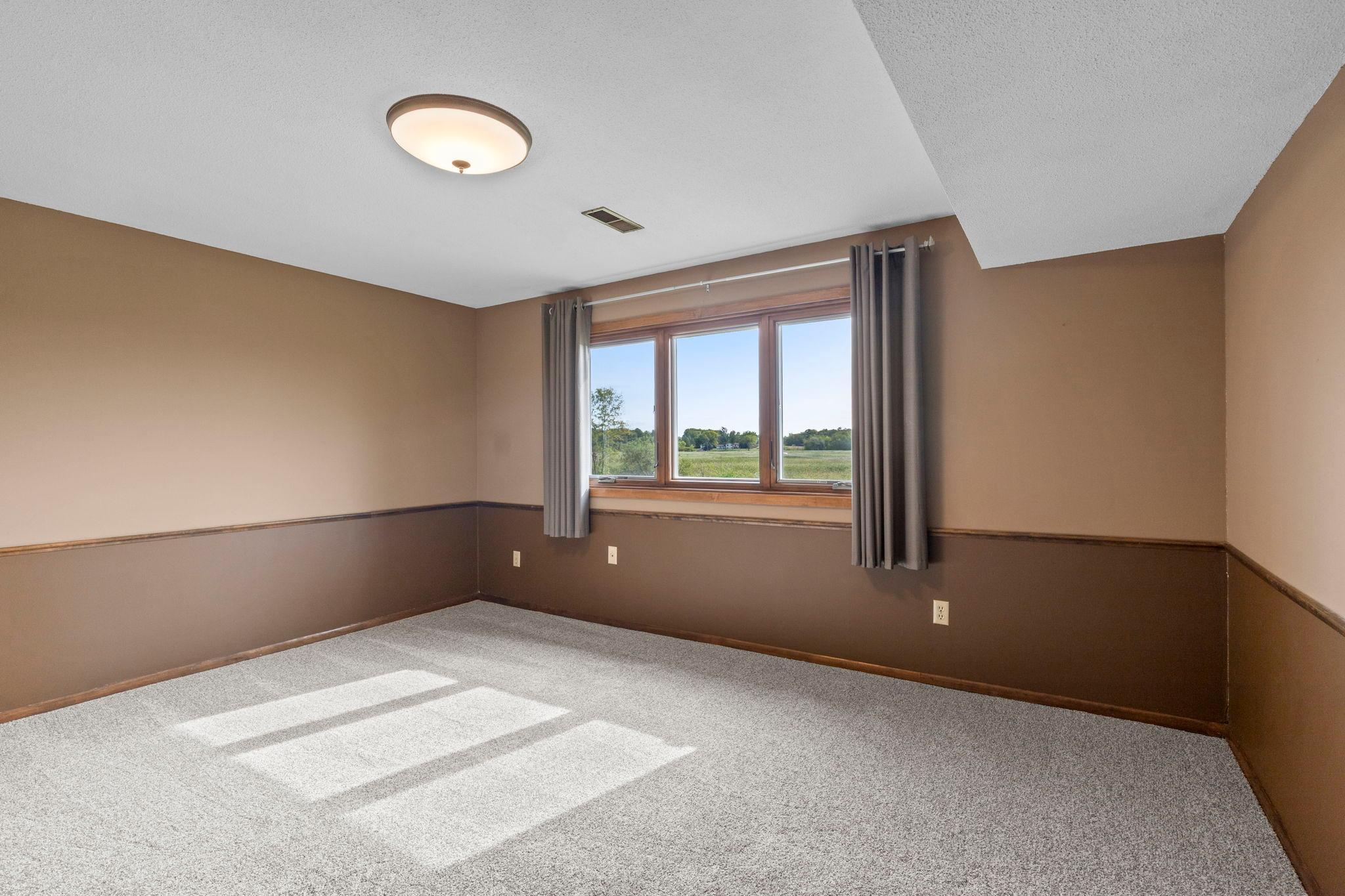 3rd bedroom in lower level