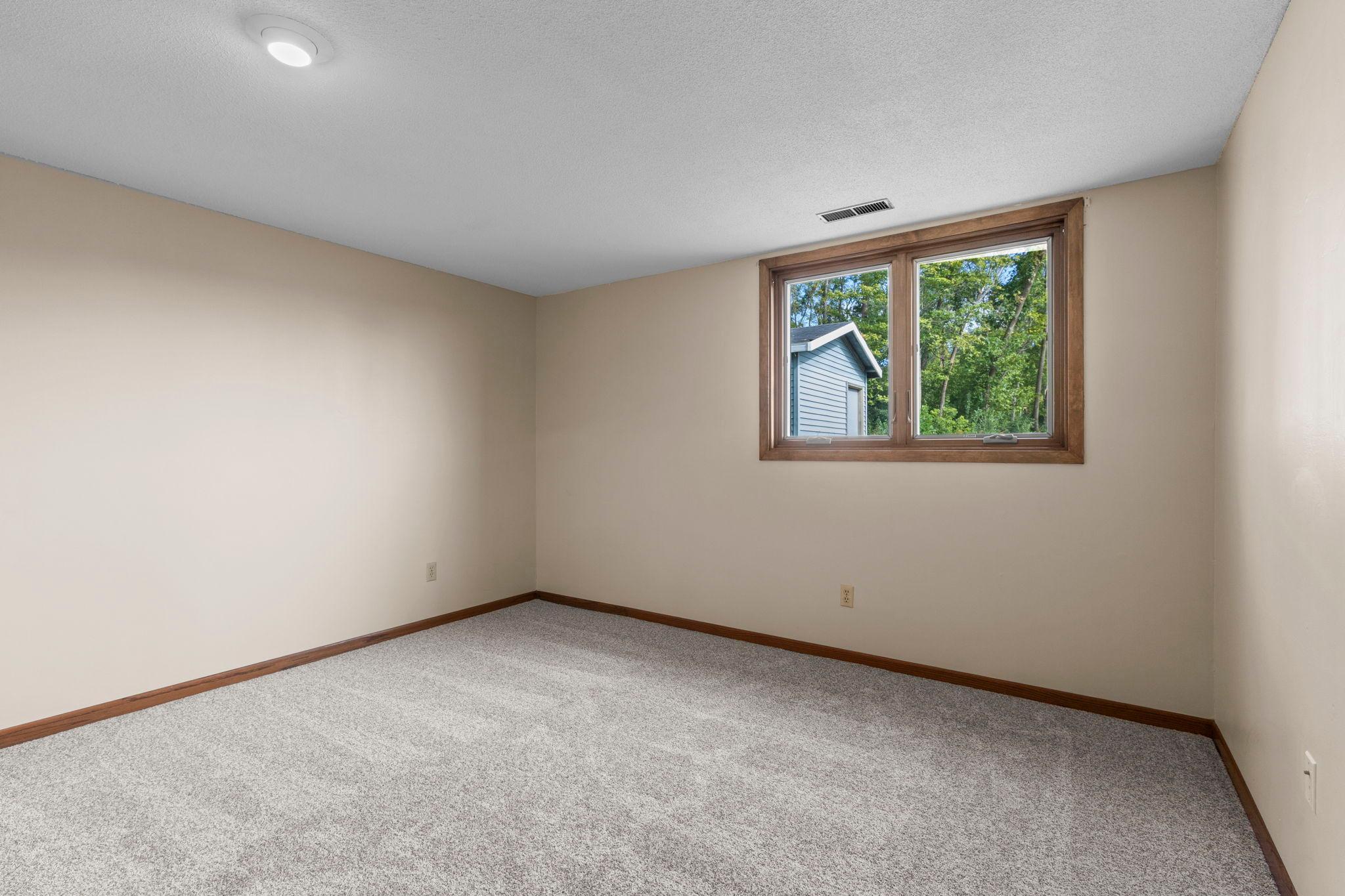 5th bedroom in lower lever