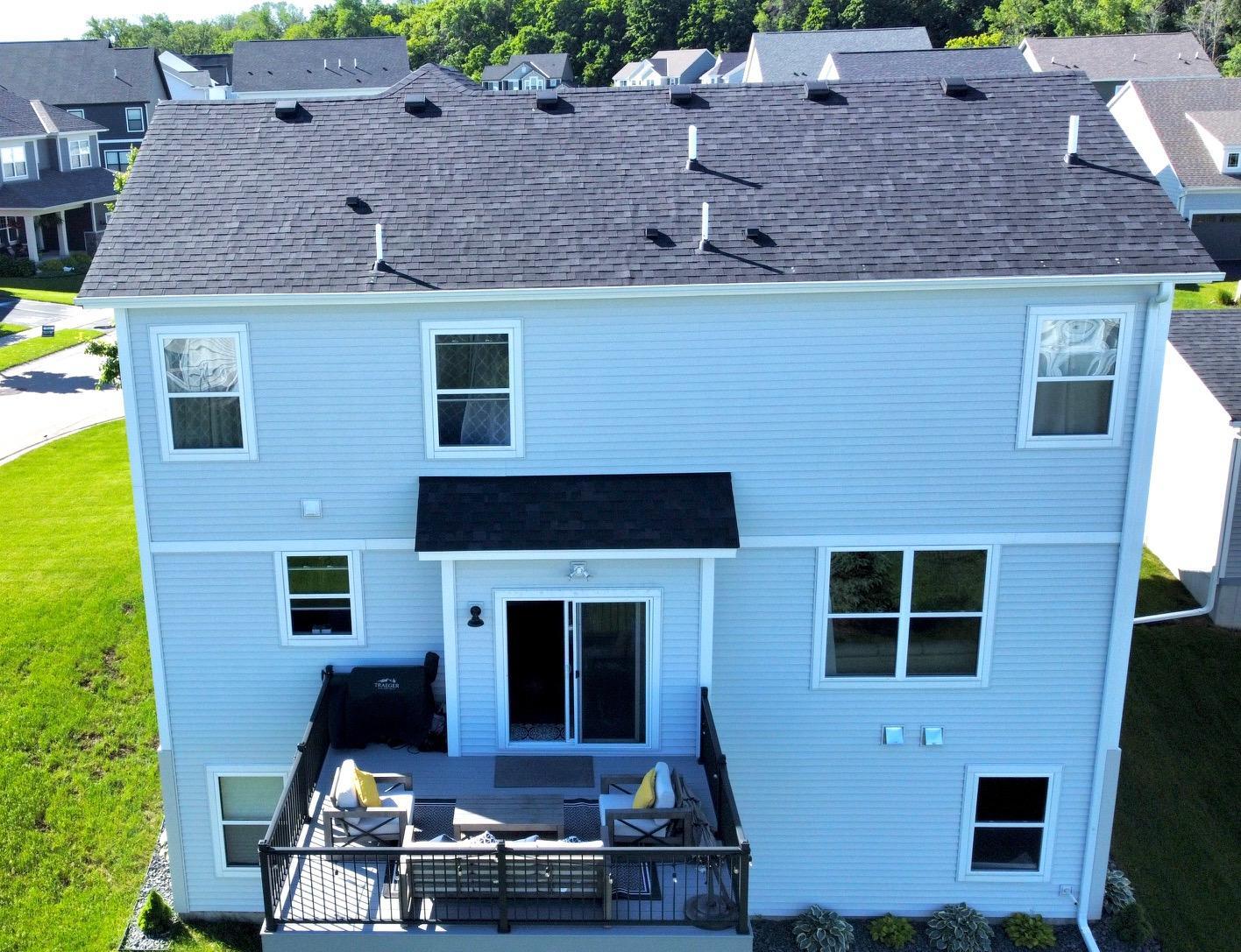 This two-story offers an unfinished lower level walkout with lookout windows. Already roughed in for an additional bathroom and plenty of space to add a 4th bedroom and large amusement room--a great opportunity to add equity! jpg