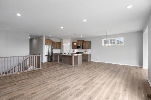 A reverse look at the living room showing how everything comes together.