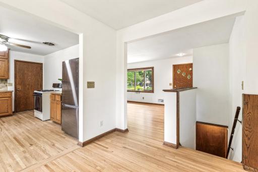 A great blend of open concept with accessible wall divisions.