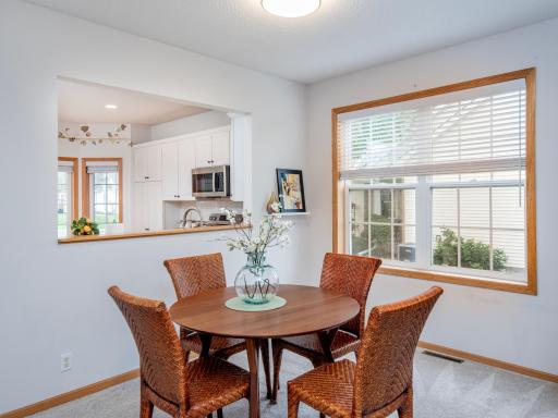 Formal dining area.