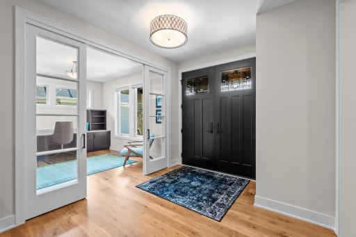 A spacious foyer creating an open and spacious feel throughout the main level.