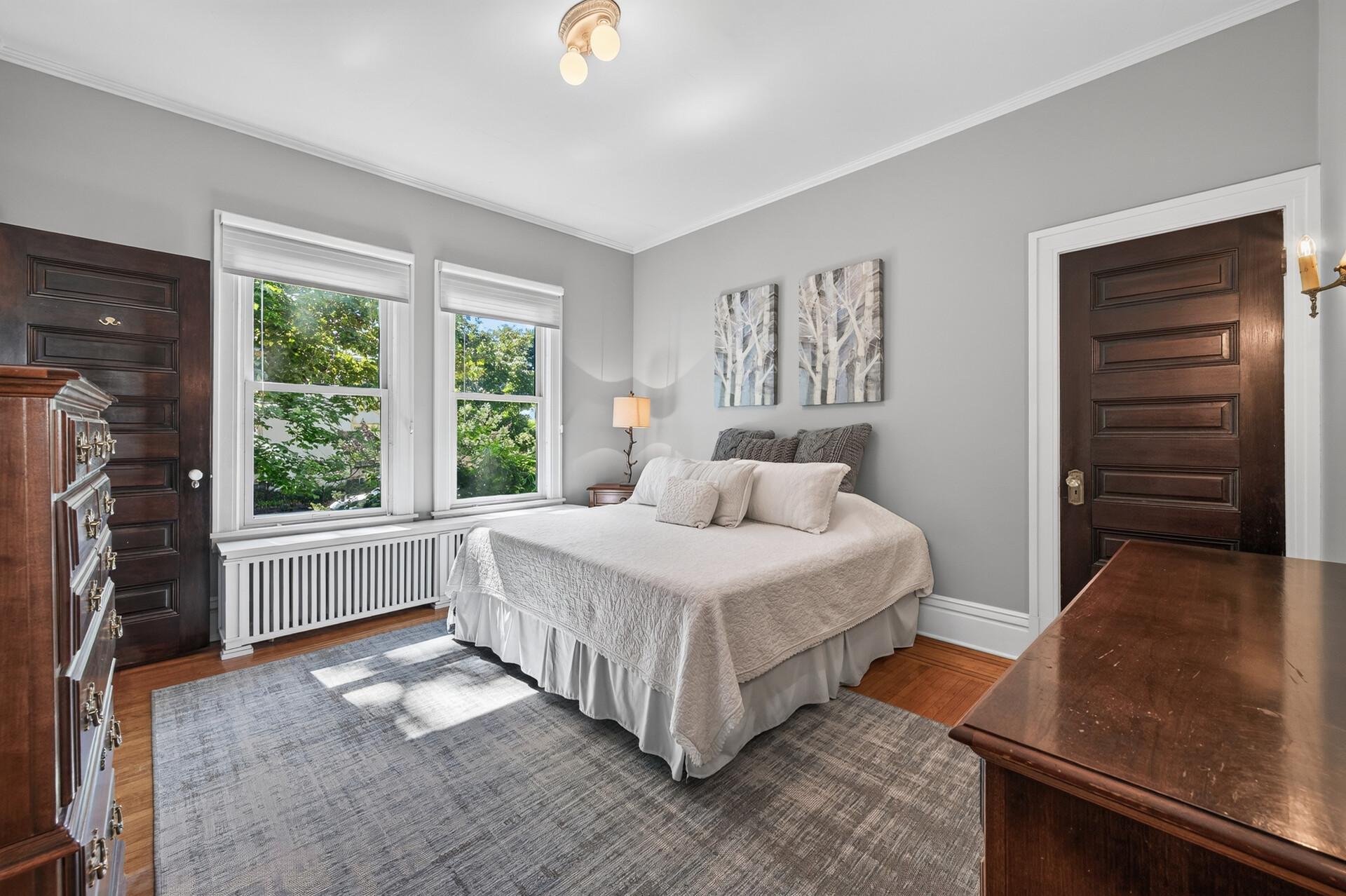 Wake up to sunshine and greenery right outside your windows.