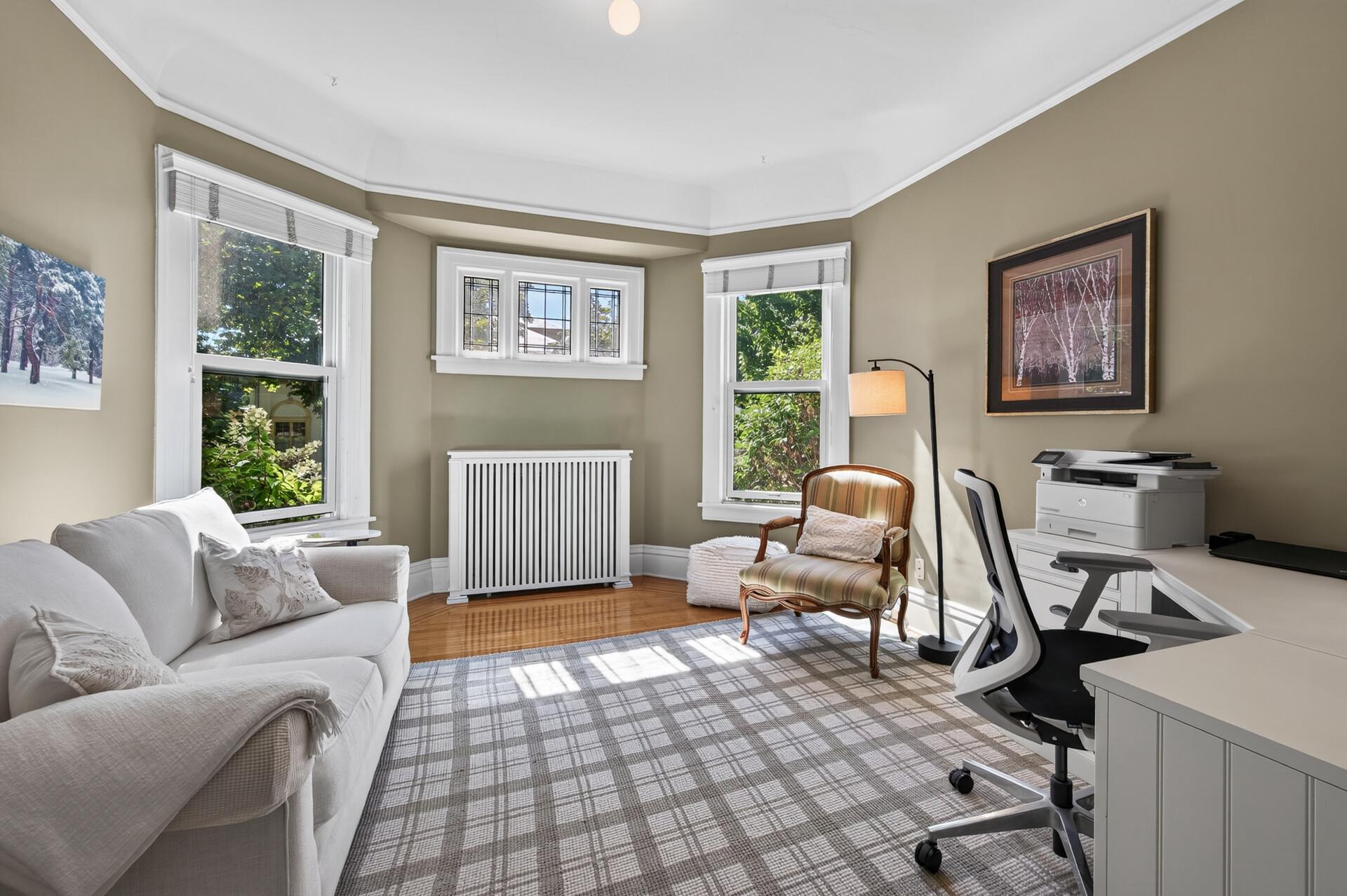Bedroom, office, den, creative space... this room is ready to flex.