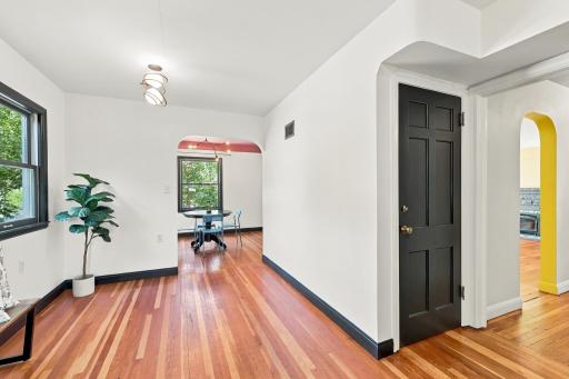 Gorgeous pine floors throughout the main living spaces.