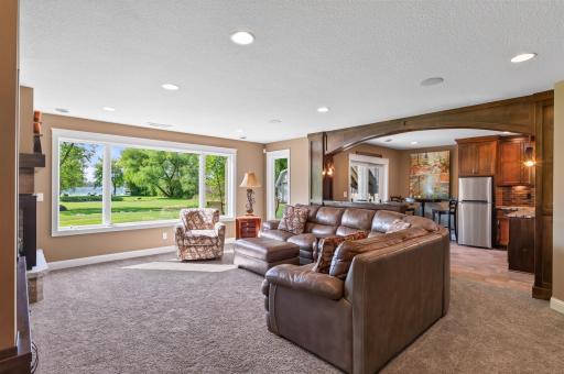 Great views can be had from the family room as well.