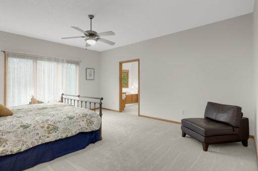 Another view shows just how roomy the Ownerâs Suite is, with direct access to the private Ownerâs Bath.