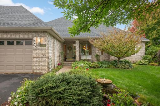 Nicely landscaped with a Fountain. Covered front porch.