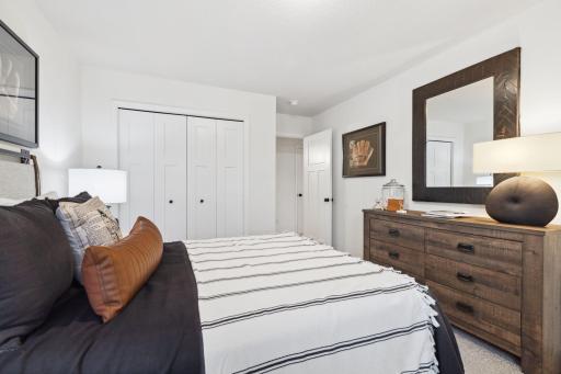 For representational purposes only. A different view of the bedroom showcasing the closet.