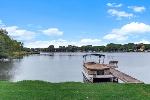 Long Lake is the perfect size for a pontoon cruise with 172 acres of water to explore
