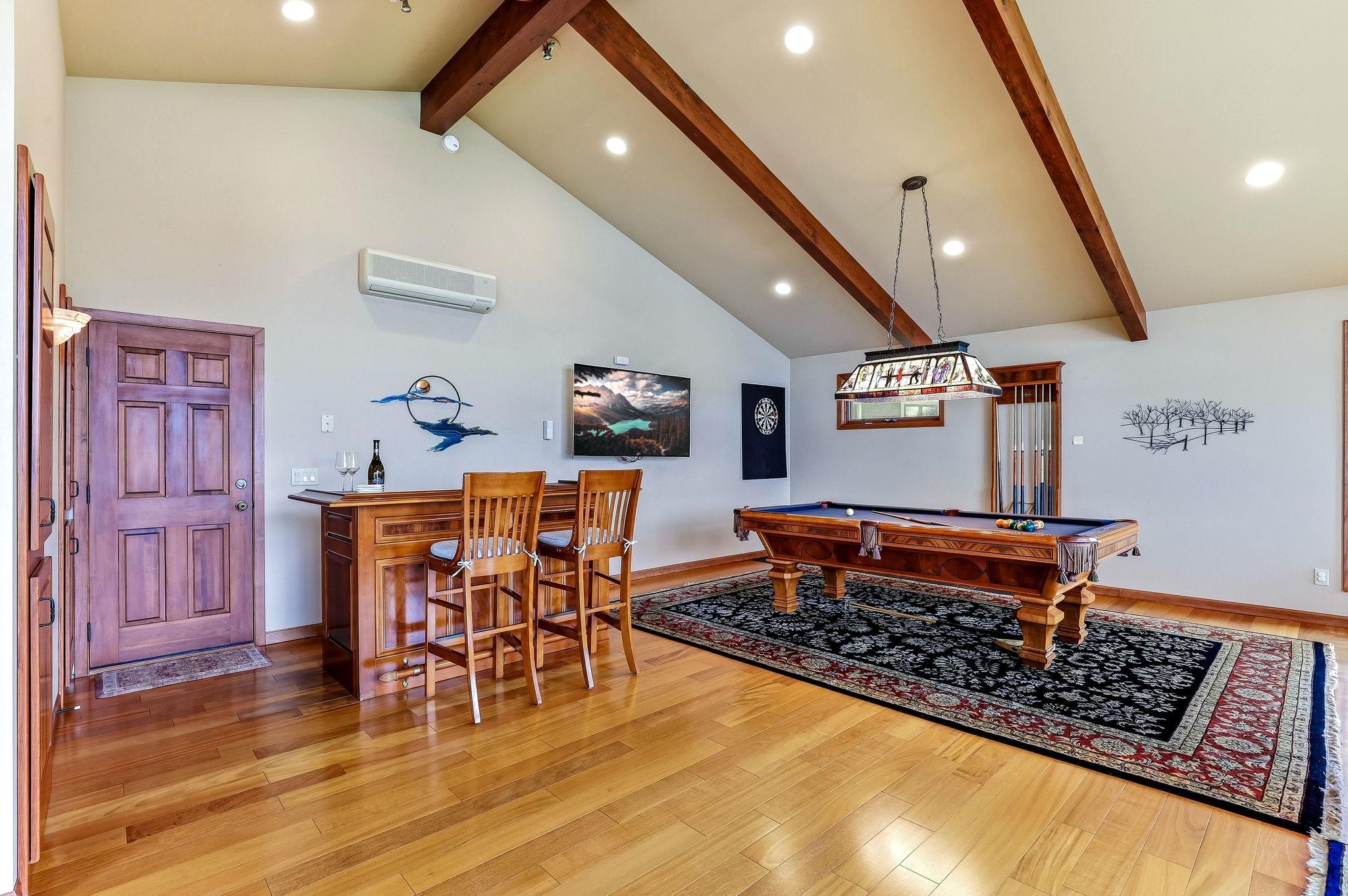 A mini-bar and gaming potential