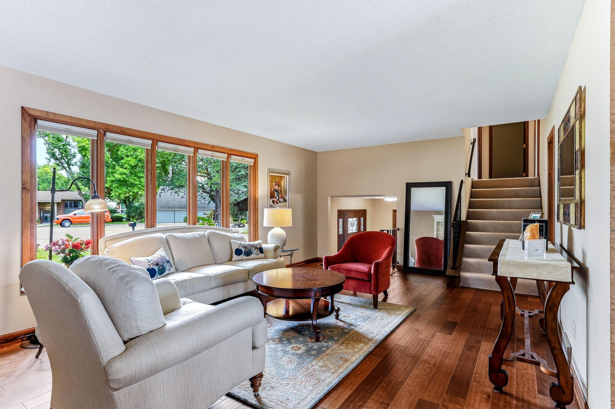Hardwood floors add grace and style