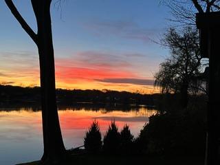 Sunset view from the backyard facing southwest